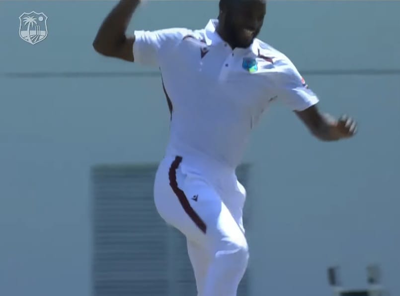 Anderson philip celebrating Sam kontas wicket